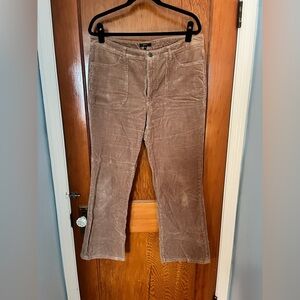 Quince Brown Corduroy Flare Pants